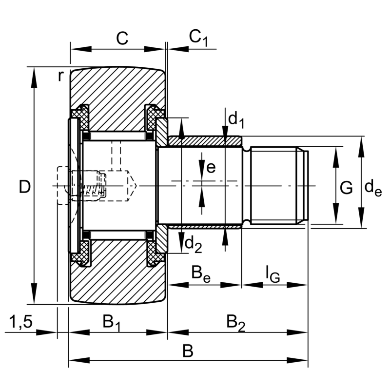 FAG KRE19-A  Kam Takipçisi