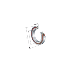 FAG HCM71911-C-T-P4S-UL-XL  Silindirik makaralı rulmanlar