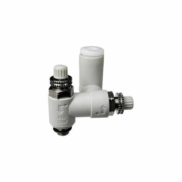 SMC Çift Hız Kontrol Ø10mm ASD430FG-02-10S
