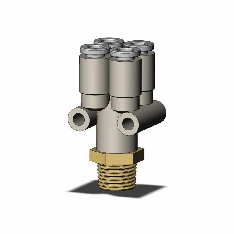 SMC Pnömatik Hızlı Bağlantı 04mm KQ2UD04-01AS