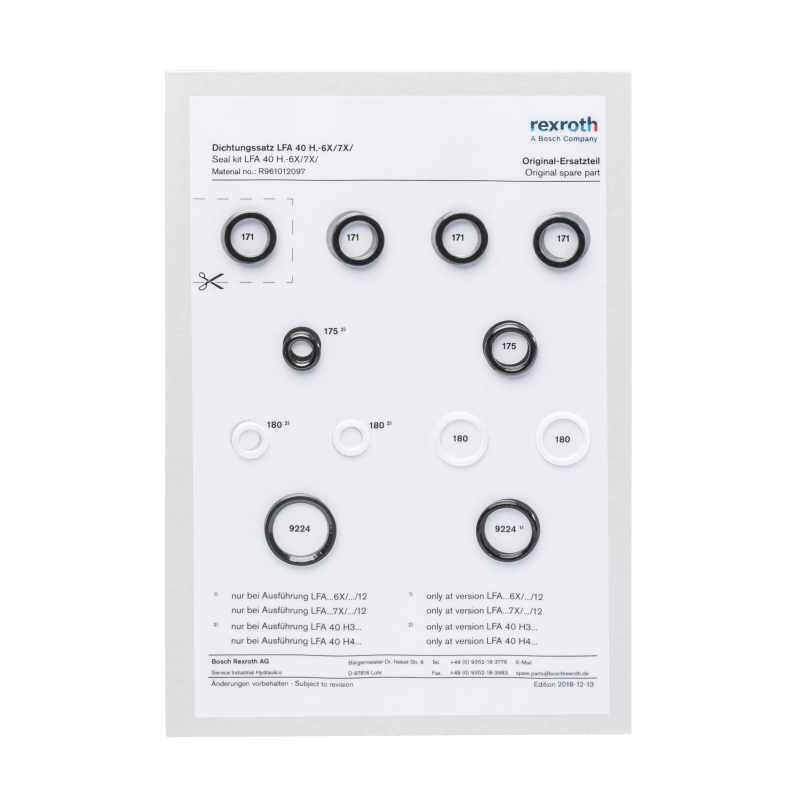 Rexroth R961003192 Vanalar Aksesuarlar