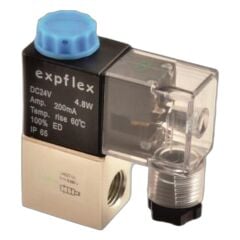 EXPFLEX 2V025-06 1/8'' 2-2 N.K 1/8'' 2V 2-2 Pnömatik Valf 2V025-06