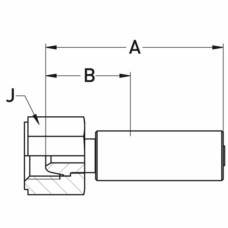 Parker Hannifin 1U0TX-4-04W Hidrolik Aksesuar