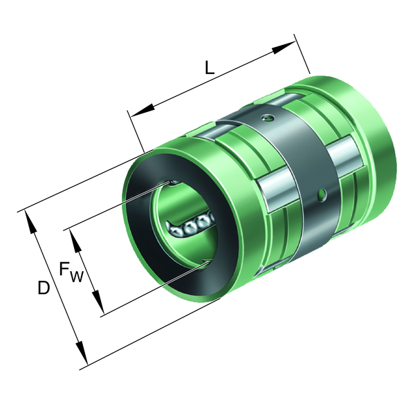 INA KN16-B  Lineer Bilyalı Rulman