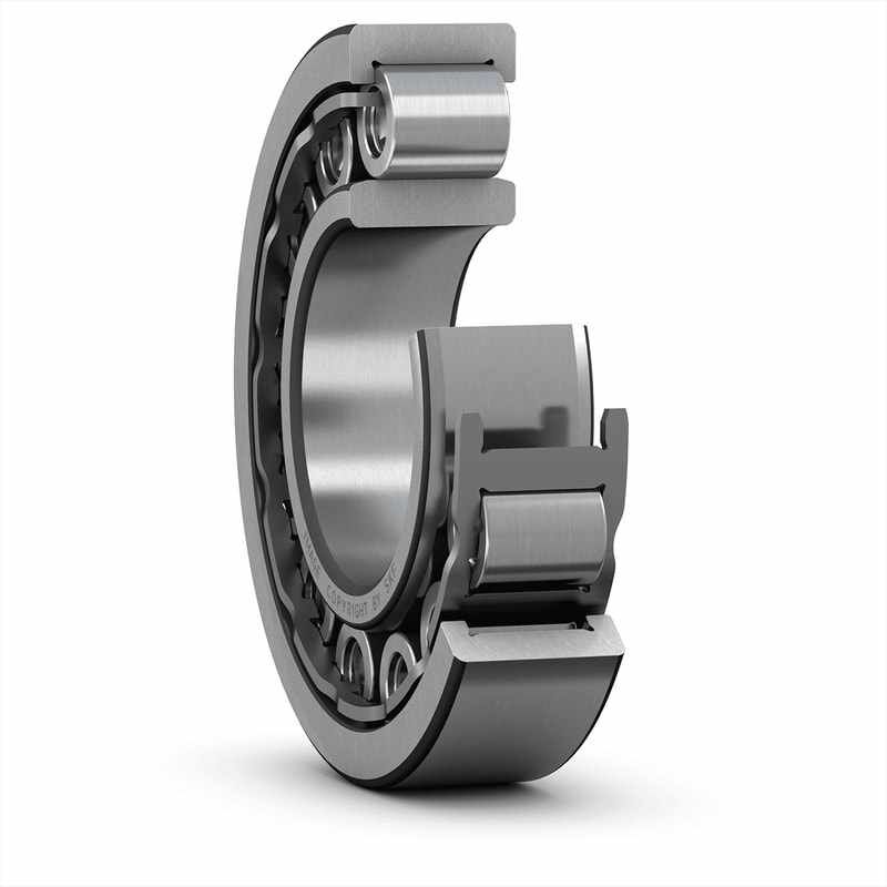 SKF NU 309 ECJ/C3L Silindirik Makaralı Rulmanlar (Dış Çap 100mm - Genişlik 25mm)