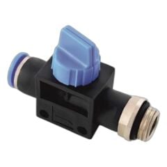 EXPFLEX HVFS Sersi Hat tipi küresel vana erkek dişli 3/8'' Pnömatik Valf HVFSG08-03