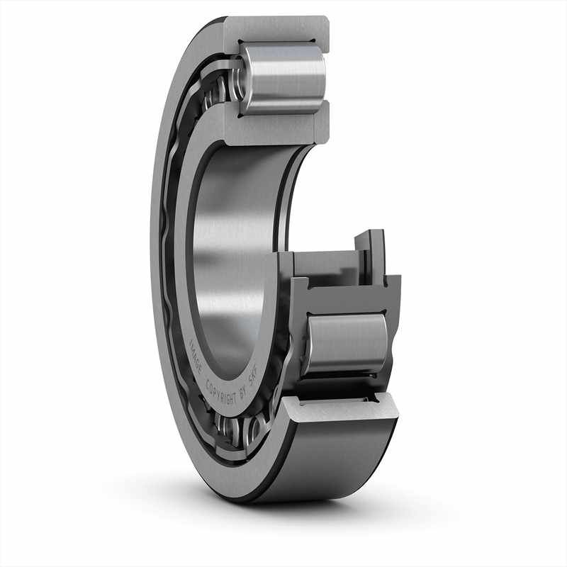 SKF NUP 2208 ECJ/VB067 Silindirik Makaralı Rulmanlar (Dış Çap 80mm - Genişlik 23mm)