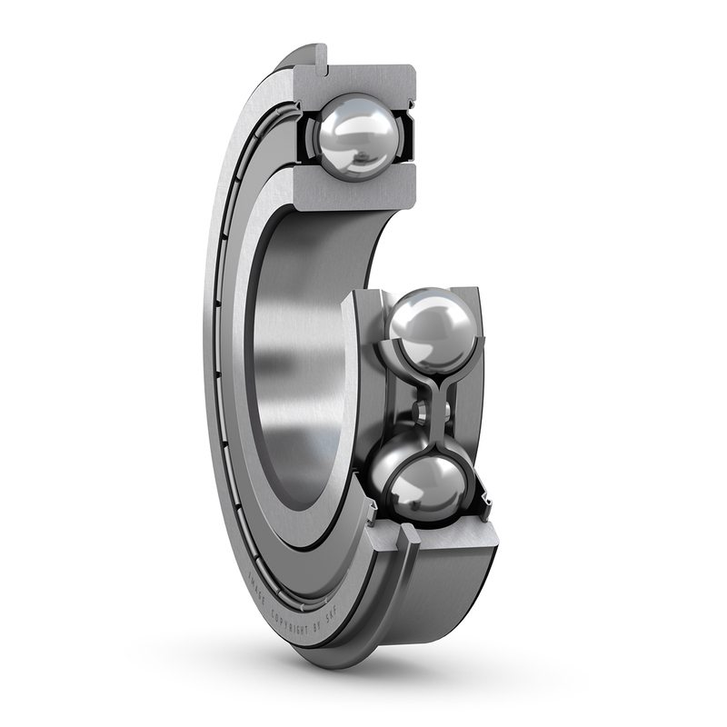 SKF 6212-2Z-NR Sabit Bilyalı Rulmanlar (Dış Çap 116.60mm - Genişlik 22 mm)
