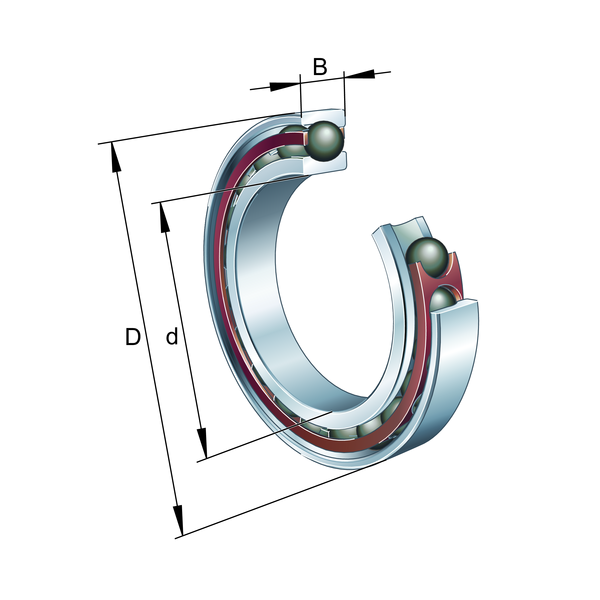 FAG HCB71908-C-T-P4S-UL  Sabit bilyalı rulmanlar