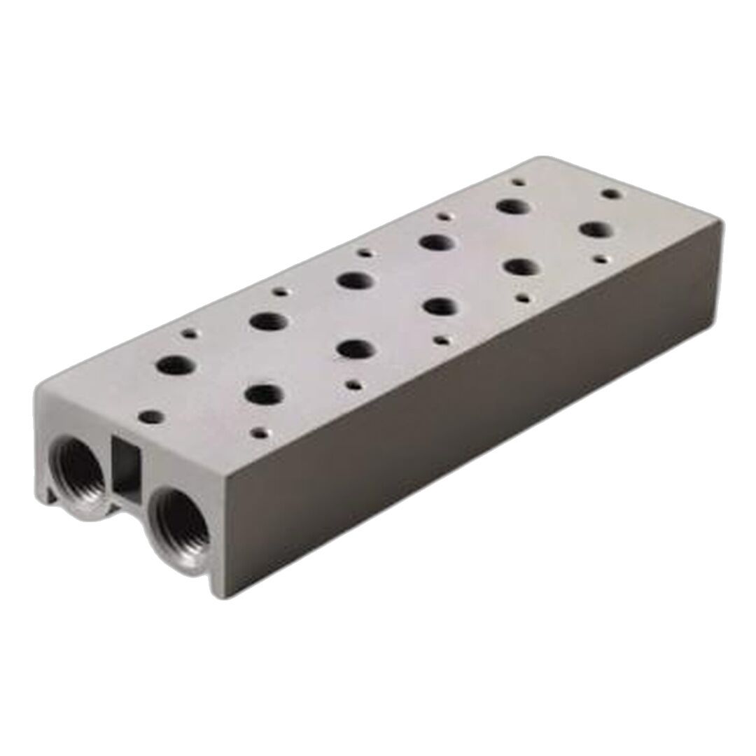 EXPFLEX 3V200M Serisi Manifolt 1/4'' 3V 3-2 Pnömatik Manifolt (Pleyt) 3V200M7F