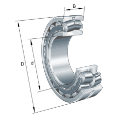 FAG 21305-E1-TVPB-C3  Oynak makaralı rulmanlar