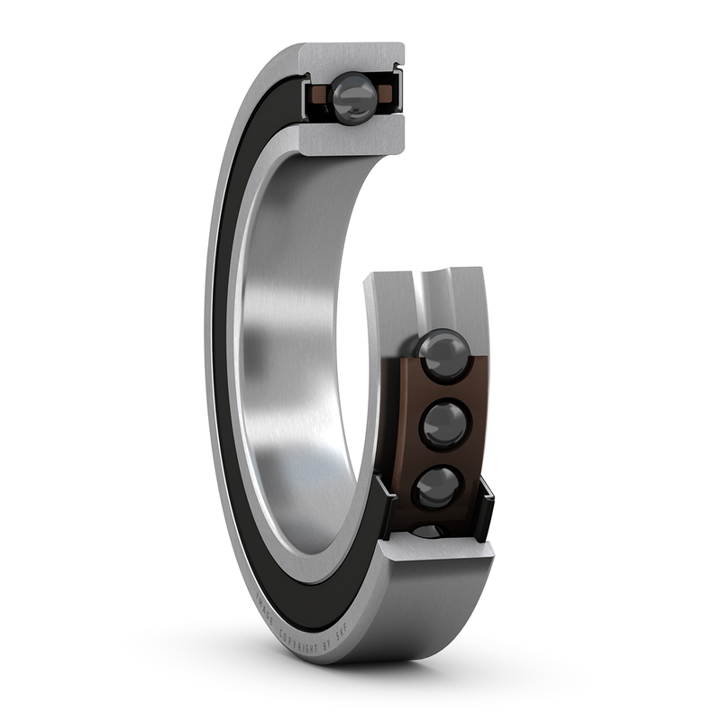SKF S7015 ACE-GA/HC-VQ126 Eğik Bilyalı Rulman (Dış Çap 115mm - Genişlik 20mm)