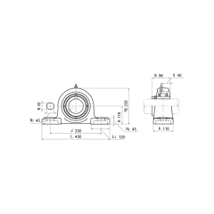 NSK UCP318D1 Monteli Üniteler