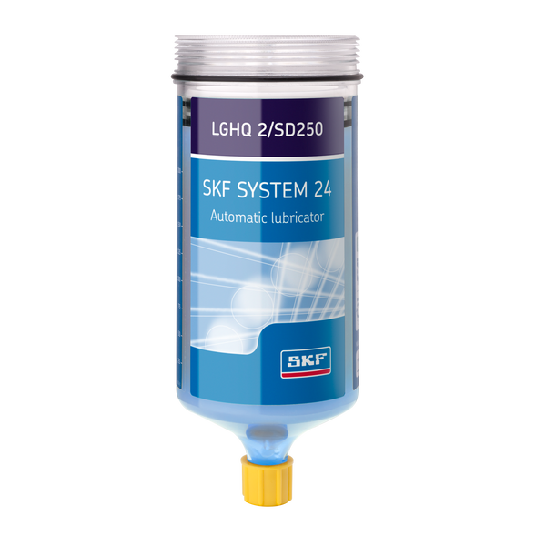 SKF LGHQ 2/SD250NB Refill cartridge grease filled, without battery for Electro-mechanical cabled single point lubricator