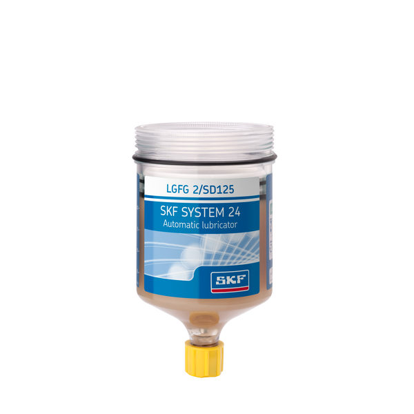 SKF LGFG 2/SD125NB Refill cartridge grease filled, without battery for Electro-mechanical cabled single point lubricator