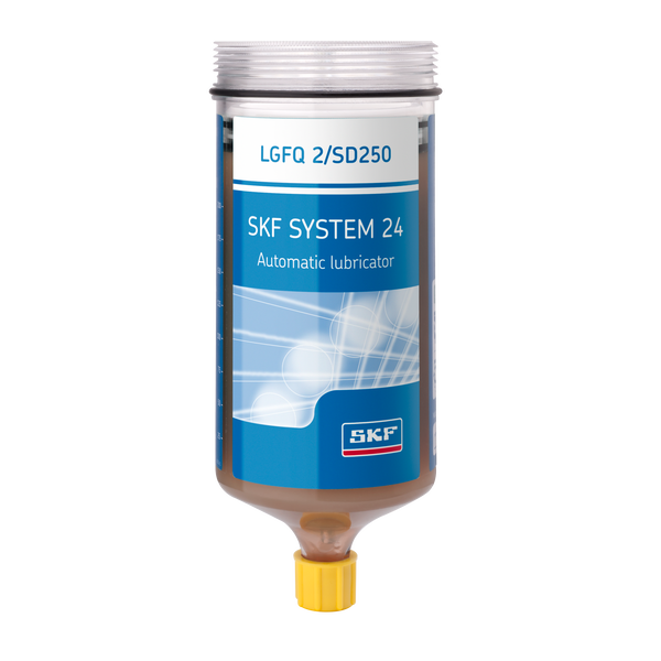 SKF LGFQ 2/SD250NB Refill cartridge grease filled, without battery for Electro-mechanical cabled single point lubricator
