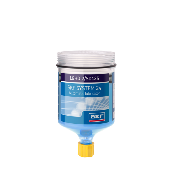 SKF LGHQ 2/SD125NB Refill cartridge grease filled, without battery for Electro-mechanical cabled single point lubricator