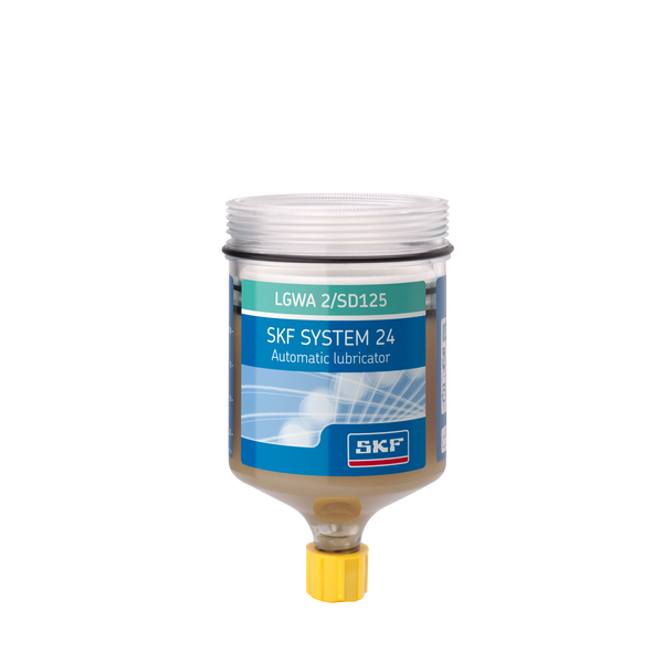 SKF LGWA 2/SD125NB Refill cartridge grease filled, without battery for Electro-mechanical cabled single point lubricator