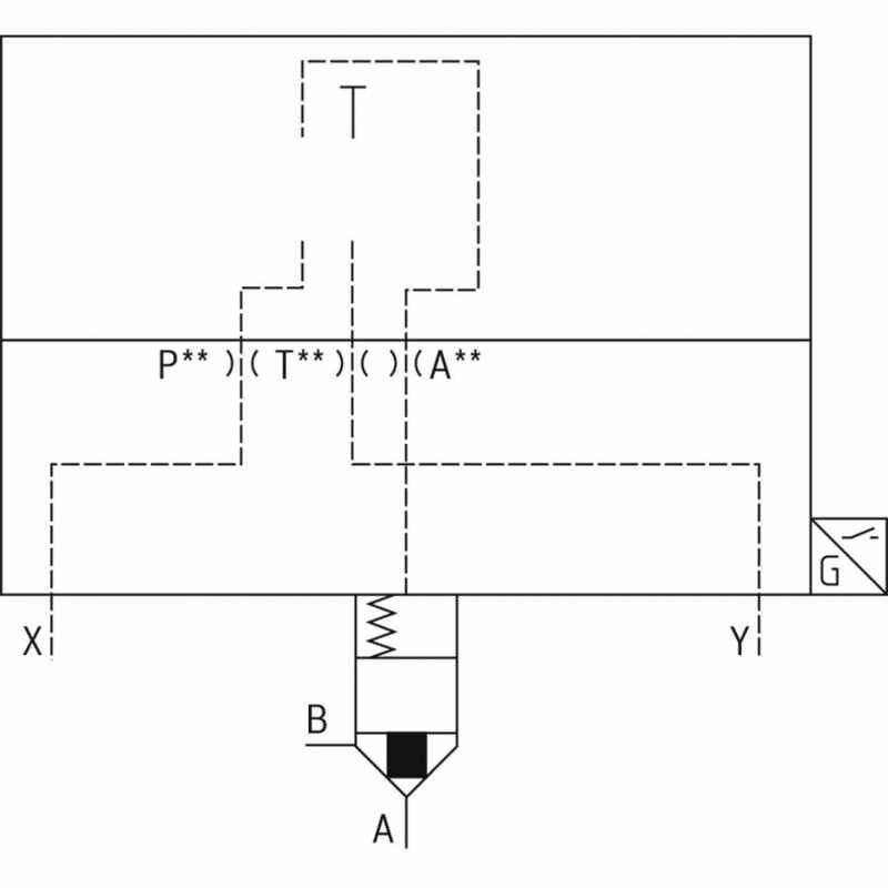 Rexroth R900961639 2 yollu kartuş valfleri Mantık elemanları - yönlü fonksiyon