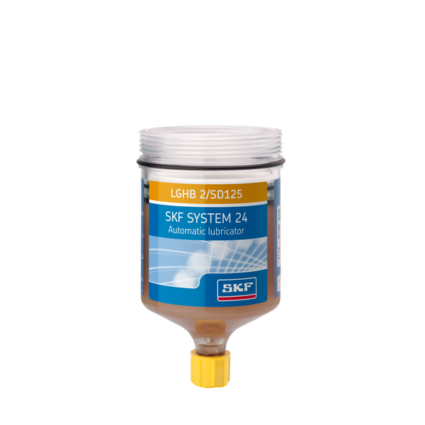 SKF LGHB 2/SD125NB Refill cartridge grease filled, without battery for Electro-mechanical cabled single point lubricator