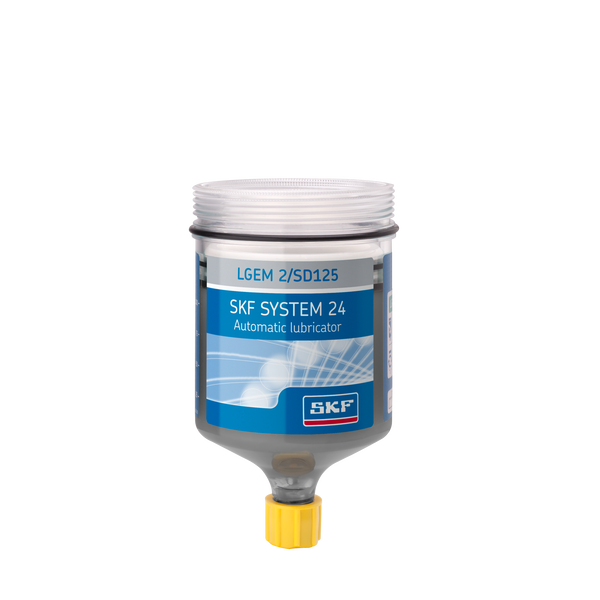 SKF LGEM 2/SD125NB Refill cartridge grease filled, without battery for Electro-mechanical cabled single point lubricator