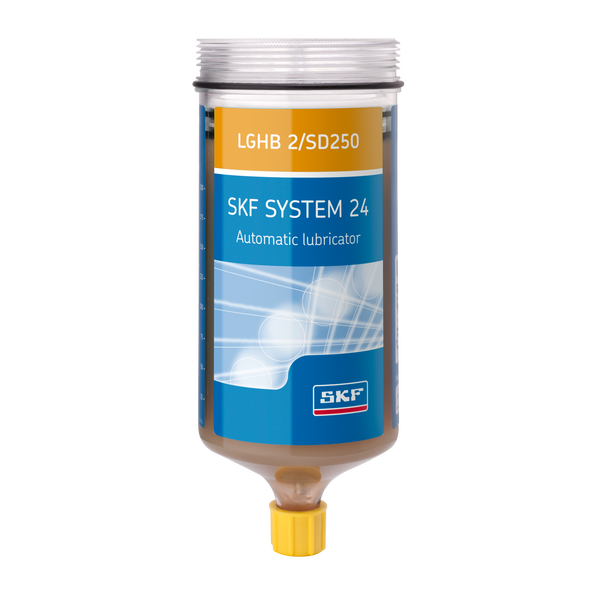 SKF LGHB 2/SD250NB Refill cartridge grease filled, without battery for Electro-mechanical cabled single point lubricator