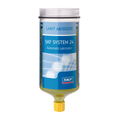 SKF LHMT 68/SD250NB Refill cartridge oil filled, without battery for Electro-mechanical cabled single point lubricator