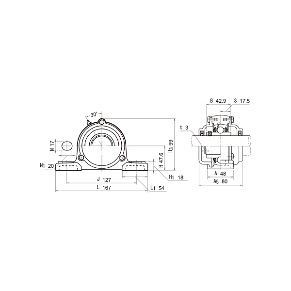 NSK C-UCP207 Monteli Üniteler