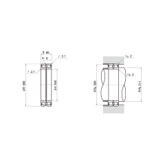 NSK RS-4860E4 Çift Sıralı