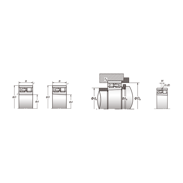 NSK NN3014-MB-KR-E44-CC1-P4 Çift Sıralı