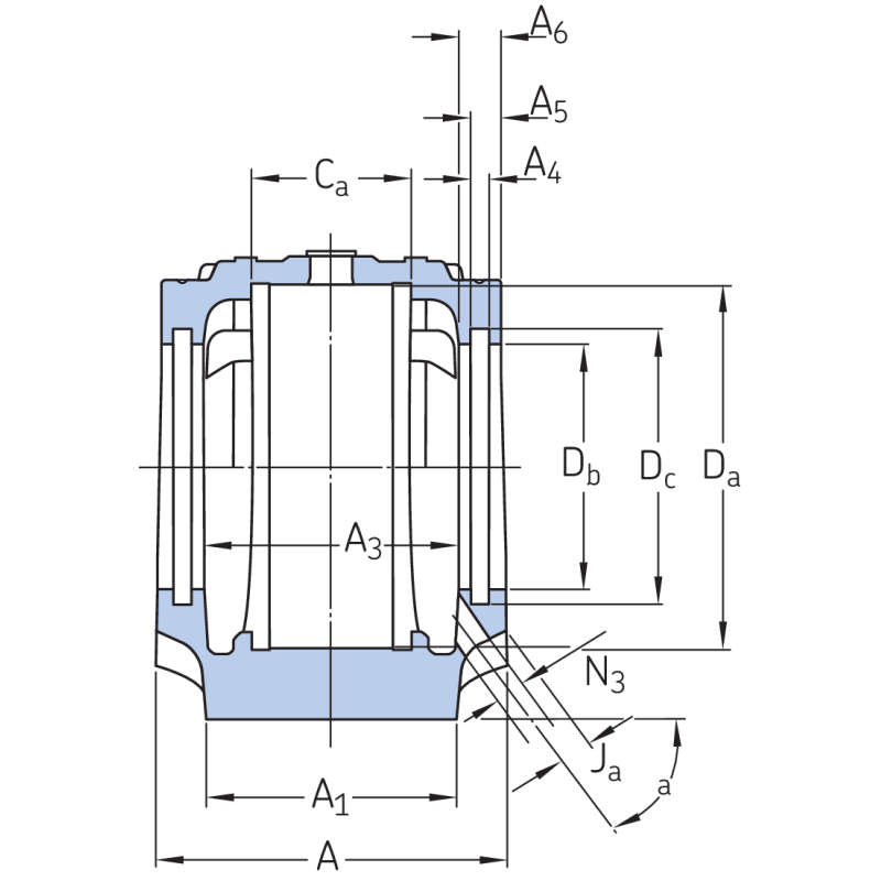 SKF SNL 218 V Monteli Üniteler