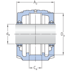 SKF SAF517 Monteli Üniteler