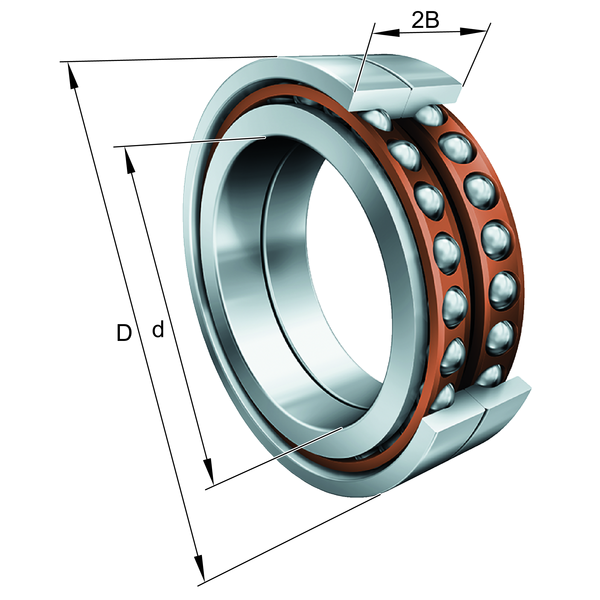 FAG BAX110-F-T-P4S-DBL  Eksenel eğik bilyalı rulmanlar