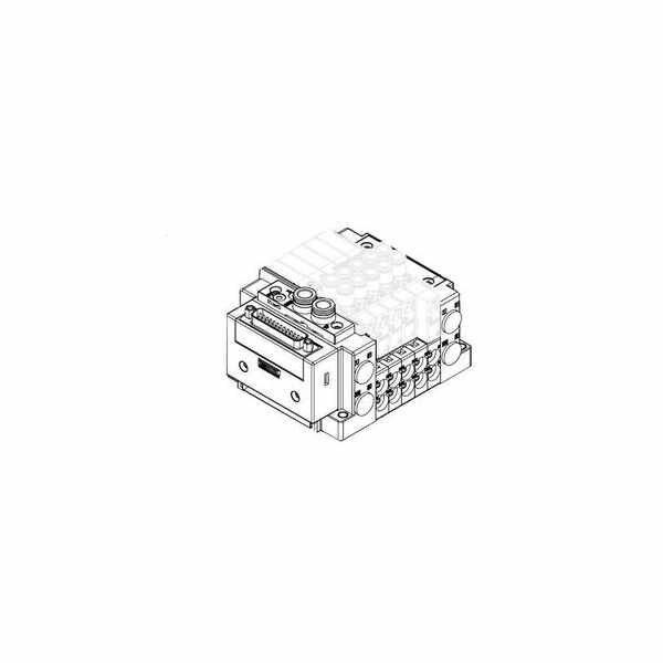 SMC 5/2 Solenoid Valf SS5Y5-20-12-00F-Q