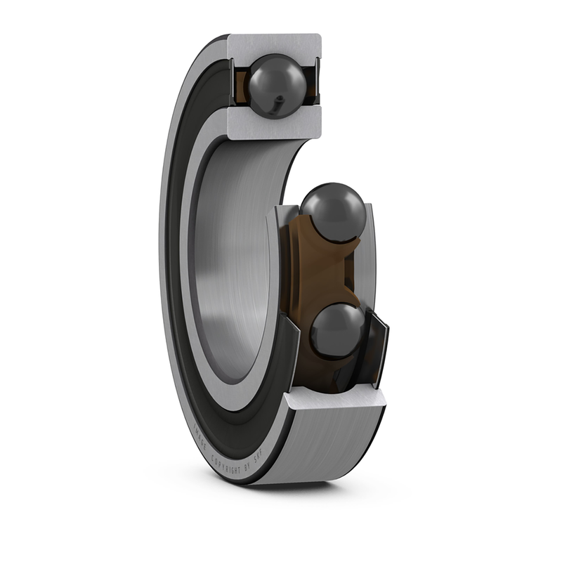 SKF 6206-2RZ-TN9-HC5 C3 WT Sabit Bilyalı Rulmanlar (Dış Çap 62mm - Genişlik 16mm)