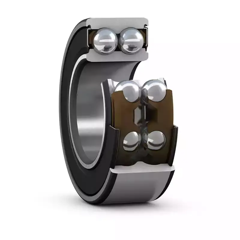 SKF 3208-A-2RS1-TN9 Eğik Bilyalı Rulman (Dış Çap 80mm - Genişlik 30,20 mm)