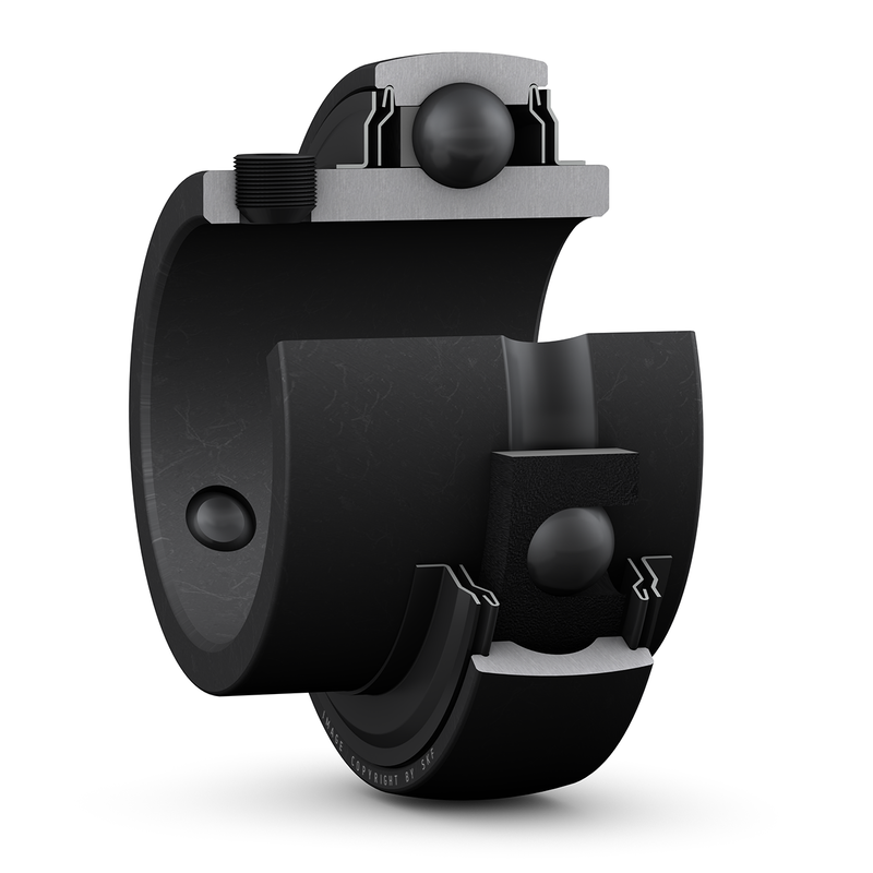 SKF YAR208-2F/VA201 Radyal Geçmeli Bilyalı Rulmanlar (Dış Çap 80mm - Genişlik 49,20 mm)