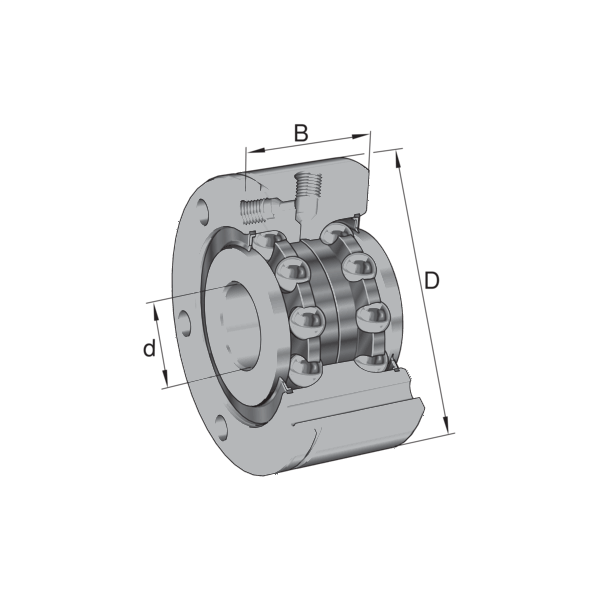 INA ZKLF50115-2RS-P-E  Eksenel eğik bilyalı Rulman