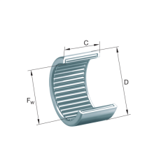 INA HN3520  Çekilmiş fincan iğneli rulman Rulman