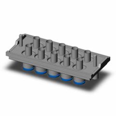 SMC Kdm Tek Dokunuşla Çoklu Konnektör Ø10mm KDM10P-08