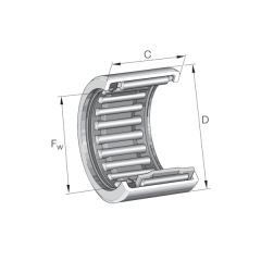 INA SCE129-P  Çekilmiş fincan iğneli rulman Rulman