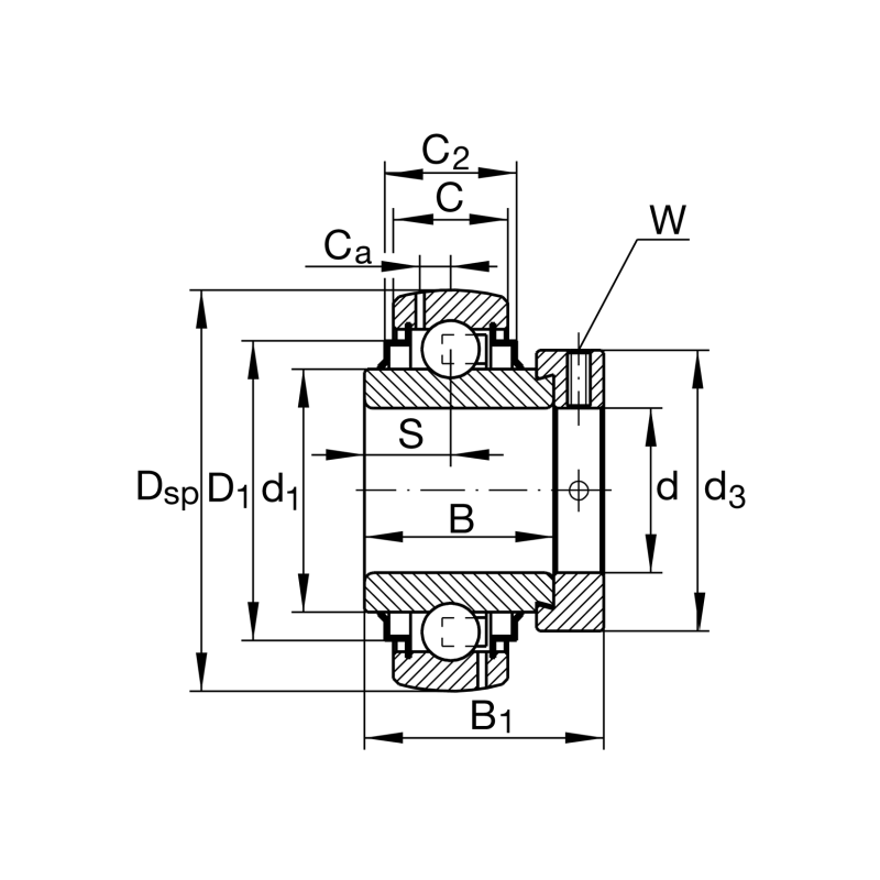 INA G1115-KRR-B-AS2/V  Rulman Ekleri