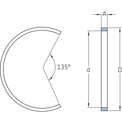 SKF FRB 22/230 Konumlandırma Halkaları (Dış Çap 230mm)