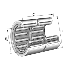 INA RNA6911-ZW-P5-XL  Çekilmiş fincan iğneli rulman Rulman