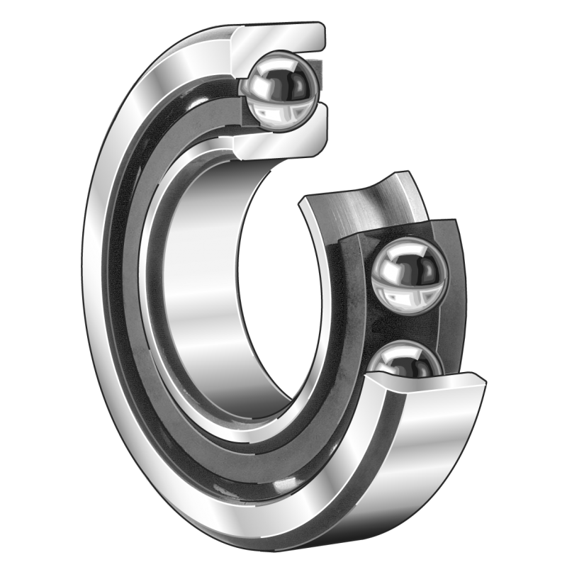 SKF 71904-CX-GA/P4A Eğik Bilyalı Rulman (Dış Çap 37mm - Genişlik 9,00)