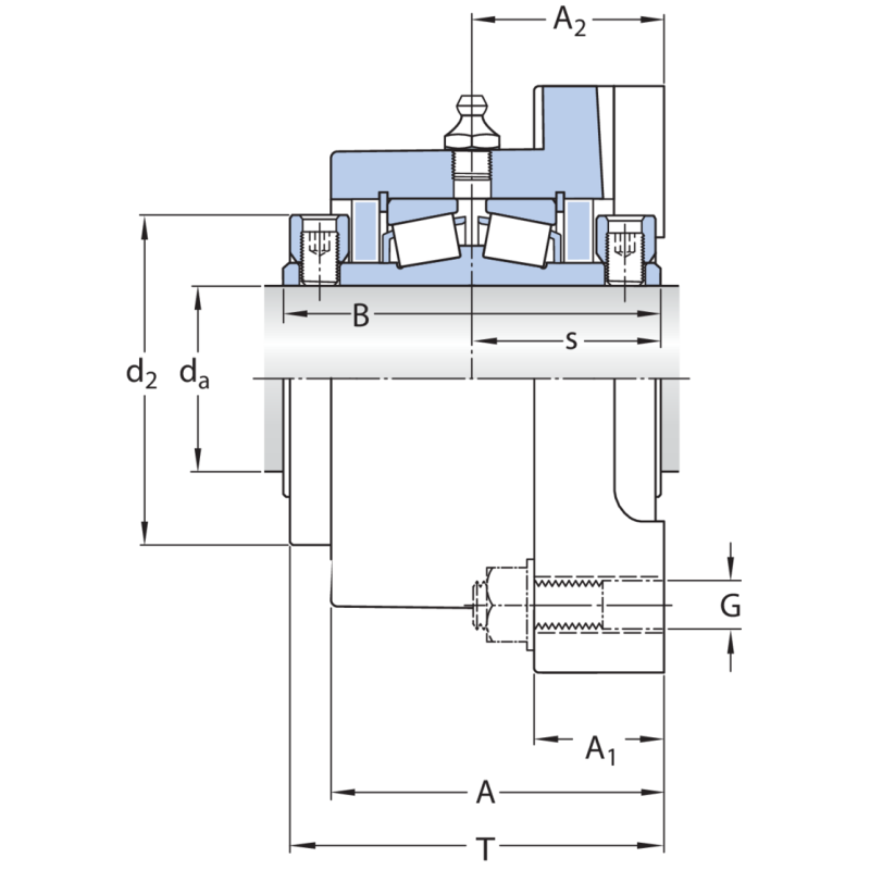 SKF F4BE60M-TRB-STH Monteli Üniteler (Genişlik 101,60 mm)