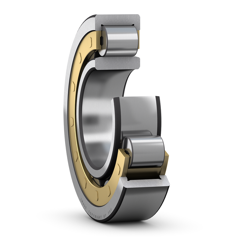 SKF NU222 EC M/C3 Silindirik Makaralı Rulmanlar (Dış Çap 200mm - Genişlik 38mm)