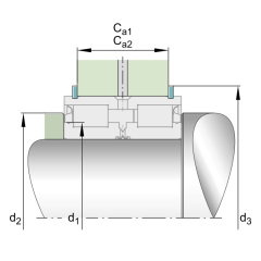 INA SL045014-D-PP  Çift Sıralı