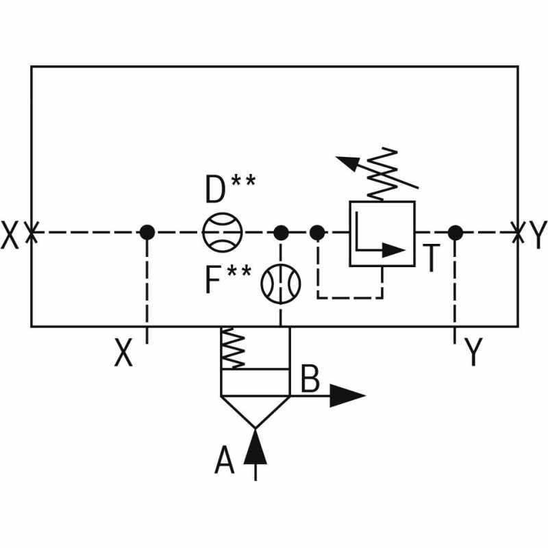 Rexroth R900706662 2 yollu kartuş valfleri Mantık öğeleri - basınç fonksiyonu