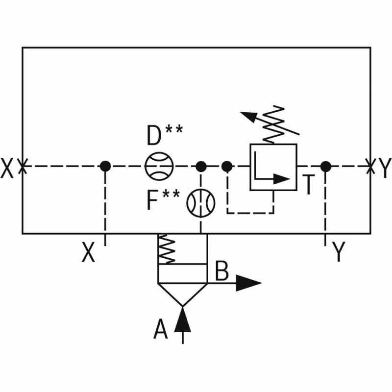 Rexroth R900722298 2 yollu kartuş valfleri Mantık öğeleri - basınç fonksiyonu